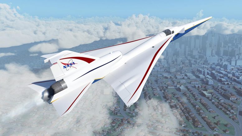 Pesawat SuperSonic Tenang X-59 NASA