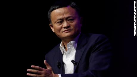 Jack Ma, pendiri Alibaba, di Paris pada 2019. 