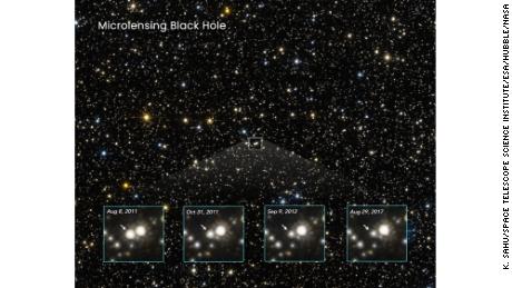Langit berbintang yang ditunjukkan pada gambar Hubble ini terletak ke arah pusat galaksi. 