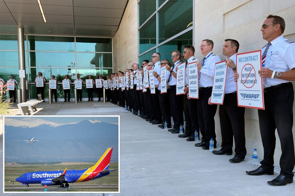 1.300 pilot Southwest Airlines memprotes gaji, berjam-jam di bandara Texas