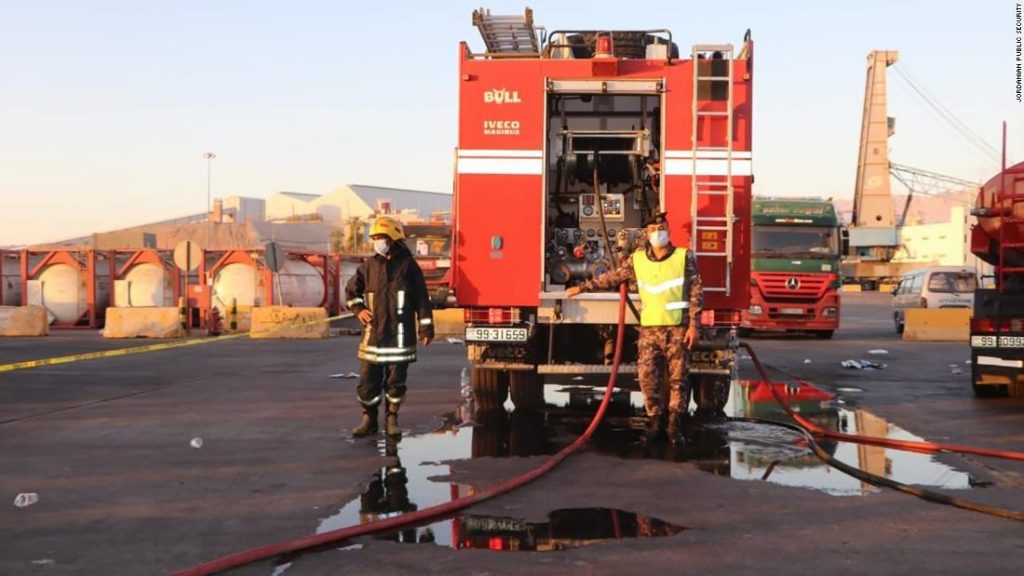 Sedikitnya 12 orang tewas dan ratusan terluka dalam kebocoran gas di Yordania di pelabuhan Aqaba