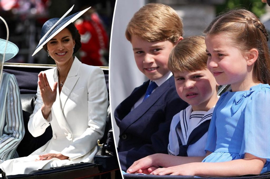 Kate Middleton tiba di Platinum Jubilee dengan tiga anak