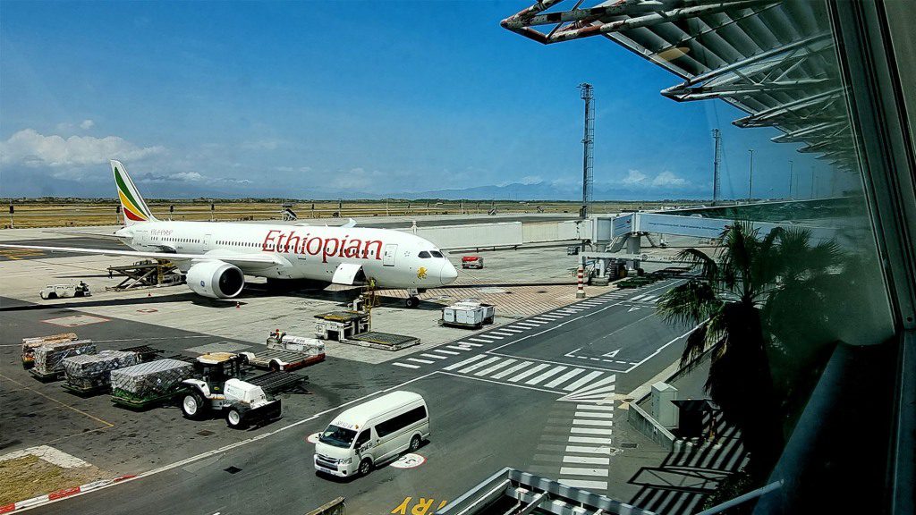 Pesawat Ethiopian Airlines.
