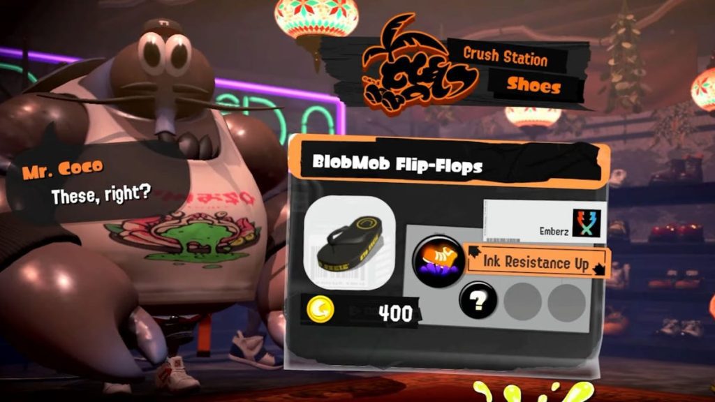 Fitur baru terbaik dari Splatoon 3 adalah toko sepatu yang dijalankan oleh kepiting
