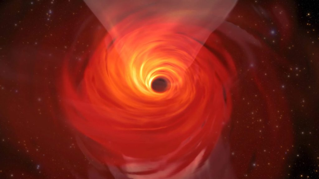 Gelembung gas panas 'menakjubkan' terlihat merayap di sekitar lubang hitam supermasif Bima Sakti