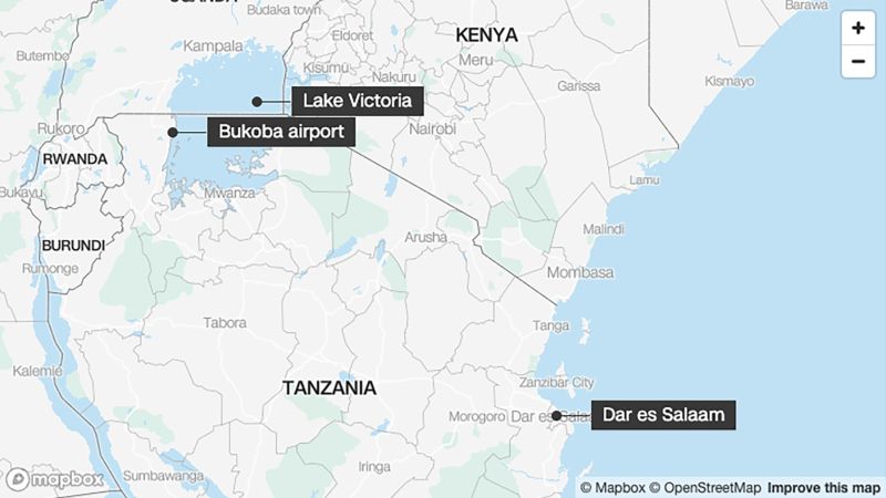 Kecelakaan Danau Victoria: Pesawat komersial tenggelam ke danau di Tanzania