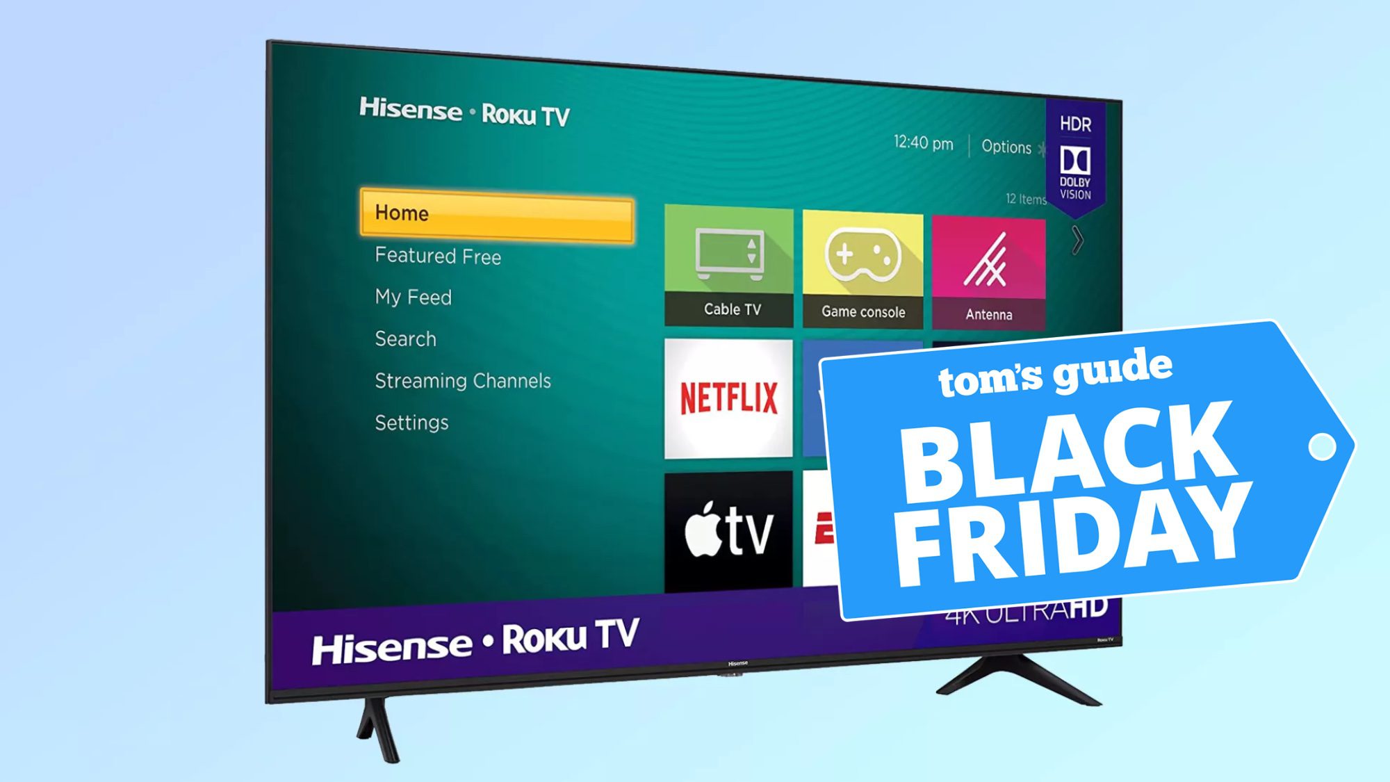 TV Hisense 4K dengan Tag Kesepakatan Tom's Guide