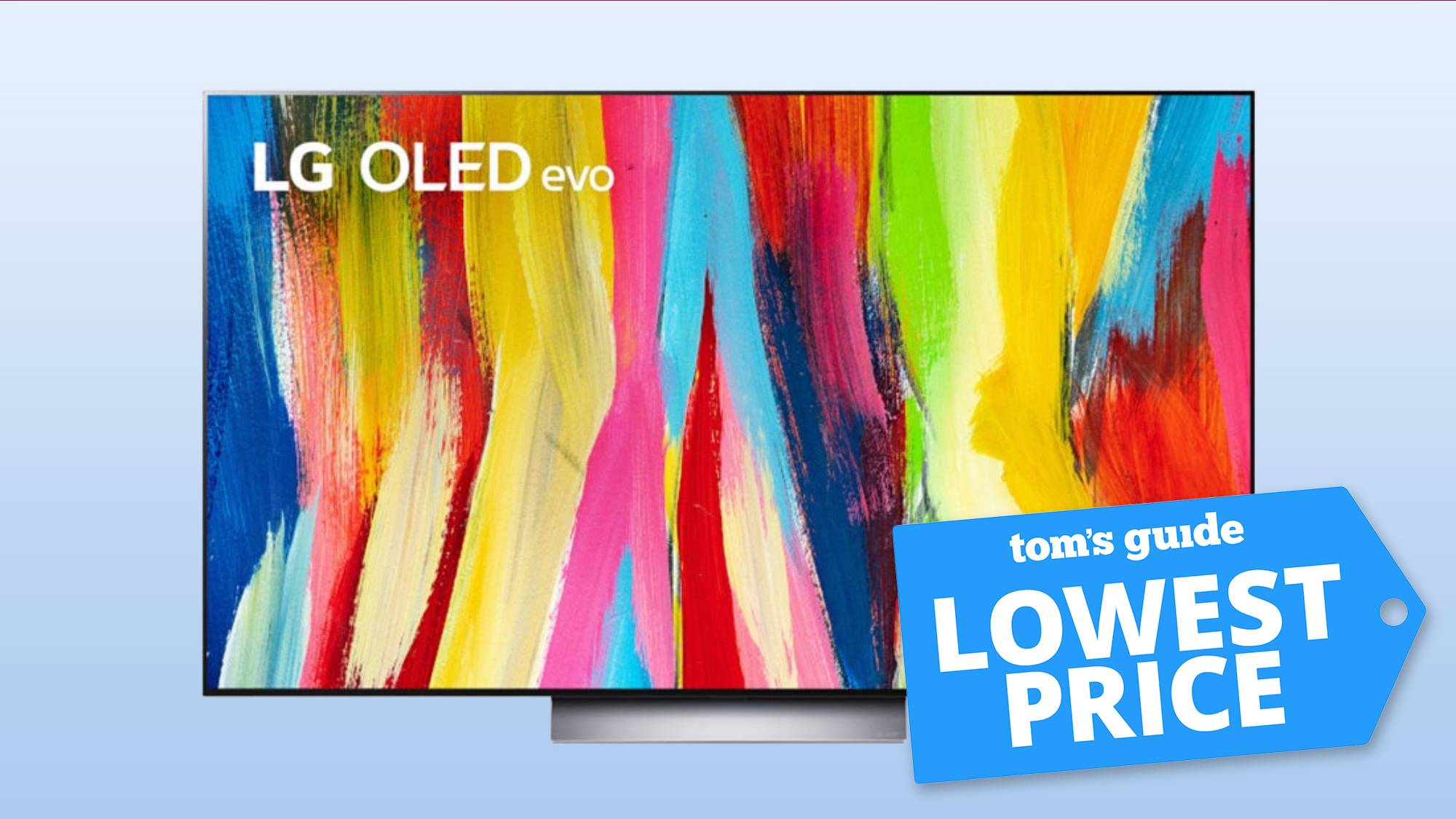 LG C2 OLED TV dengan Tom's Guide Deal Mark