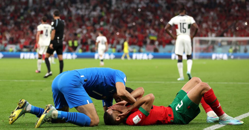 Maroko mencetak kejutan lain dengan menyingkirkan Portugal dan mengakhiri karir Ronaldo